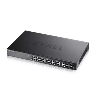 Zyxel XGS2220-30, stikalo za dostop L3, 24x1G RJ45 2x10mG RJ45, 4x10G SFP  Uplink, vključno z 1 letom NebulaFlex Pro