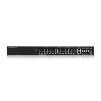 Zyxel XGS2220-30, stikalo za dostop L3, 24x1G RJ45 2x10mG RJ45, 4x10G SFP  Uplink, vključno z 1 letom NebulaFlex Pro