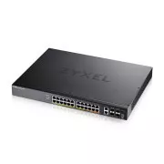 Zyxel XGS2220-30HP, dostopovno stikalo L3, 400W PoE, 16xPoE /10xPoE  , 24x1G RJ45 2x10mG RJ45, 4x10G SFP  Uplink, vključno z 1 letom