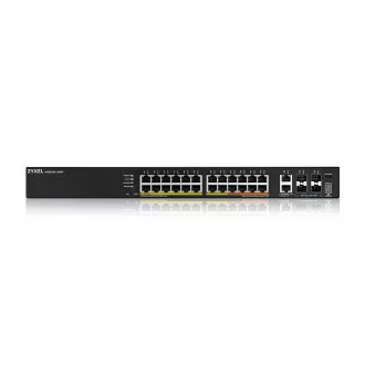 Zyxel XGS2220-30HP, dostopovno stikalo L3, 400W PoE, 16xPoE /10xPoE  , 24x1G RJ45 2x10mG RJ45, 4x10G SFP  Uplink, vključno z 1 letom