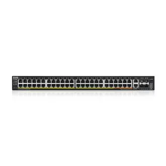 Zyxel XGS2220-54FP, dostopovno stikalo L3, 960W PoE, 40xPoE /10xPoE  , 48x1G RJ45 2x10mG RJ45, 4x10G SFP  Uplink, vključno z 1 letom