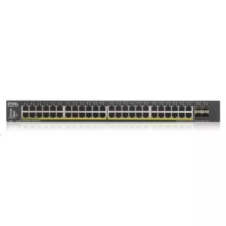 Zyxel XGS1935-52HP, 52 vrat Lite-L3 Smart upravljano stikalo PoE, 48x Gigabit PoE in 4x 10G SFP , hibridni način