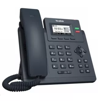 Telefon IP Yealink SIP-T31G, 2, 3" 132x64 grafičnih pik, 2x RJ45 10/100/1000, PoE, 2x SIP, z adapterjem