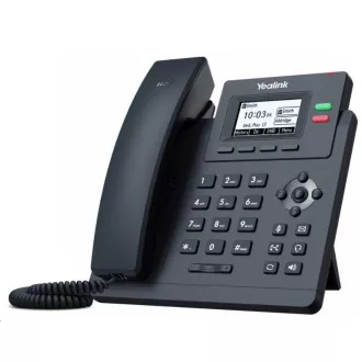 Telefon IP Yealink SIP-T31G, 2, 3" 132x64 grafičnih pik, 2x RJ45 10/100/1000, PoE, 2x SIP, z adapterjem