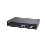 Vivotek stikalo PoE AW-GEL-105A-110, 8xGE PoE (802.3af/at/bt, proračun PoE 110 W), 1xGbE RJ-45, 1xSFP 100M/1G