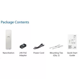 UBNT airMAX NanoStation M2 [2,4 GHz, antena 11 dBi, odjemalec/AP/repeater, 802.11b/g/n, MIMO]
