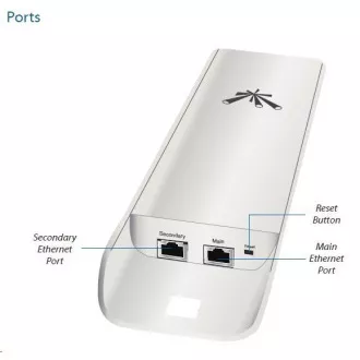 UBNT airMAX NanoStation M2 [2,4 GHz, antena 11 dBi, odjemalec/AP/repeater, 802.11b/g/n, MIMO]