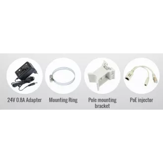 MikroTik SXT SA5 ac, 720MHz CPU, 128MB RAM, 1x LAN, integracija. 5GHz Wi-Fi, 2x13dBi, 802.11a/n/ac, vključ. Licenca L4
