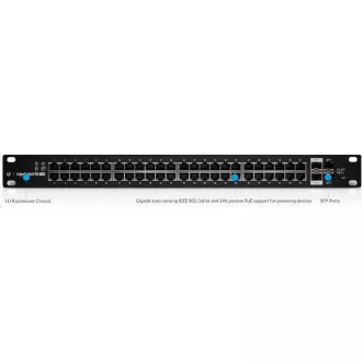 UBNT EdgeSwitch ES-48-500W [70Gbps, 500W, aktivni (802.3af/at) in pasivni (24V) PoE, 2xSFP, 2xSFP , L2/L3]
