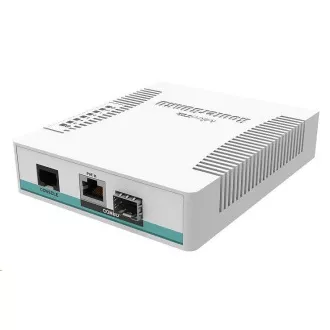MikroTik Cloud Router Switch CRS106-1C-5S, 400MHz CPU, 128MB RAM, 1xGLAN/SFP, 5xSFP reža, vključ. licenco L5