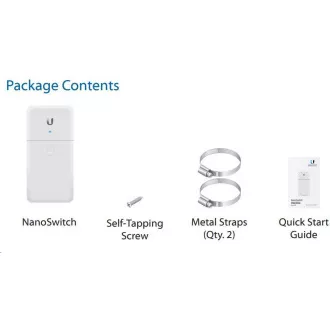 UBNT NanoSwitch [4x Gigabit, pasivni prehod PoE]