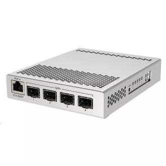 MikroTik Cloud Router Switch CRS305-1G-4S IN, dvojni zagon (SwitchOS, RouterOS), 800MHz, 512MB RAM, 4xSFP , vključno z L5