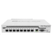 MikroTik Cloud Router Switch CRS309-1G-8S IN, 800MHz CPU, 512MB RAM, 1xLAN, 8xSFP  reža, vključeno. L5 licenco