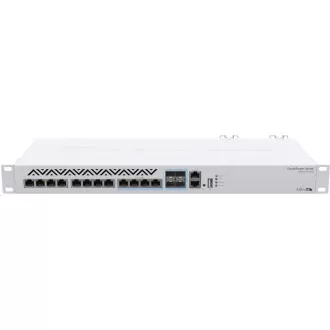 MikroTik Cloud Router Switch CRS312-4C 8XG-RM, 650MHz CPU, 64MB, 1xGLAN, 8x10G, 4x10G Combo, reža, vključno z L5