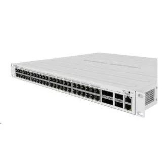MikroTik Cloud Router Switch CRS354-48P-4S 2Q RM, 650MHz CPU, 64MB, 1x10/100, 48xGLAN(PoE), 4xSFP , 2xQSFP, vključ. L5
