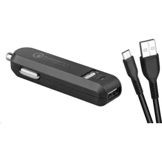 AVACOM CarMAX 2 avtomobilski polnilnik 2x Qualcomm Quick Charge 2.0, črn (kabel micro USB) AVACOM CarMAX 2 avtomobilski polnilnik 2x Qualcomm Quick Charge 2.0, črn (kabel micro USB)