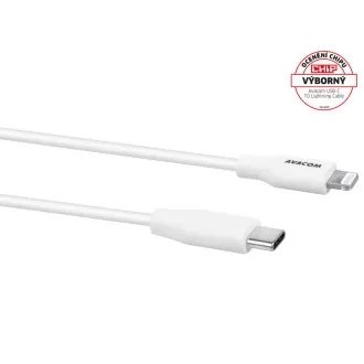 AVACOM MFIC-120W Kabel USB-C z Lightning, certifikat MFi, 120 cm, bel