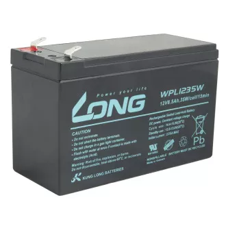 Baterija LONG 12V 8, 5Ah F2 HighRate LongLife 9 let (WPL1235W)