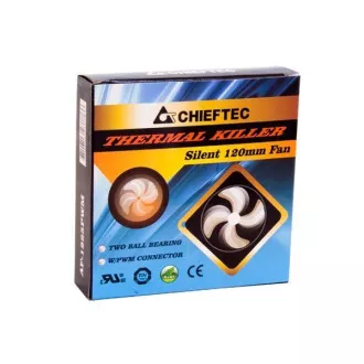 CHIEFTEC ventilator AF-1225PWM, 120x120x25 mm, 2 kroglici, PWM