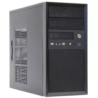 CHIEFTEC Mesh Series/uATX, CT-01B, 350W, črna, USB 3.0