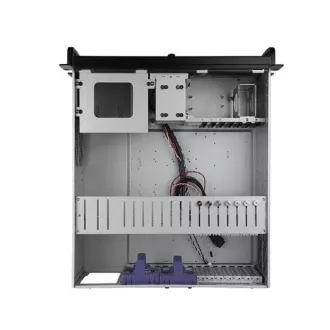 CHIEFTEC Rackmount 4U ATX/mATX, UNC-409S-B, 400W PSF-400B, črna