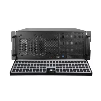 CHIEFTEC Rackmount 4U ATX/mATX, UNC-409S-B, 400W PSF-400B, črna