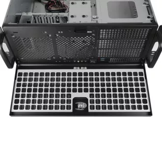 CHIEFTEC Rackmount 4U ATX/mATX, UNC-409S-B, 400W PSF-400B, črna