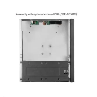 Ohišje CHIEFTEC Compact Series/mini ITX, IX-06B-OP, črno, brez napajalnika