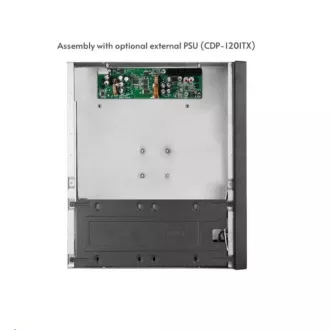Ohišje CHIEFTEC Compact Series/mini ITX, IX-06B-OP, črno, brez napajalnika