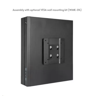 Ohišje CHIEFTEC Compact Series/mini ITX, IX-06B-OP, črno, brez napajalnika
