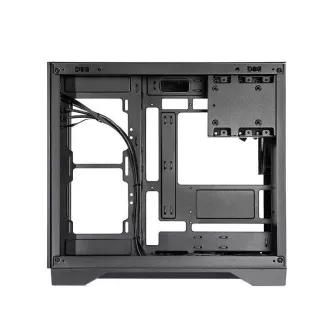 Ohišje CHIEFTEC VISIO AIR, ATX, 1x USB-C 3.2, 2x USB 3.0, 3x 140 mm ventilator, črno