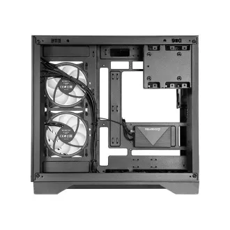 Ohišje CHIEFTEC VISIO, ATX, 1x USB-C 3.2, 2x USB 3.0, 6x 120mm ventilator ARGB, črno