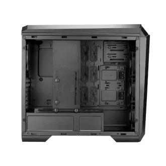 CHIEFTEC ohišje STALLION II, ATX, 1x USB-C 3.2, 2x USB 3.1, 1x USB 2.0, 4x 120mm RGB ventilator, črno