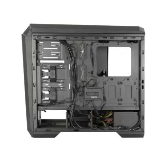 CHIEFTEC ohišje STALLION II, ATX, 1x USB-C 3.2, 2x USB 3.1, 1x USB 2.0, 4x 120mm RGB ventilator, črno