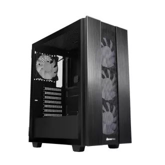 Ohišje CHIEFTEC HUNTER 2, ATX, 1x USB-C, 1x USB 3.1, 4x 120mm ventilator ARGB, vozlišče ARGB, črno Ohišje CHIEFTEC HUNTER 2, ATX, 1x USB-C, 1x USB 3.1, 4x 120mm ventilator ARGB, vozlišče ARGB, črno