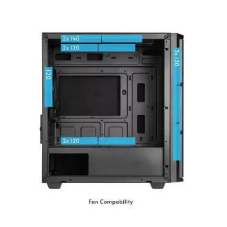 CHIEFTEC ohišje PRO MINI, mATX, 1xUSB-C, 1xUSB 3.0, 1xUSB 2.0, 1x 120mm ventilator, črno CHIEFTEC ohišje PRO MINI, mATX, 1xUSB-C, 1xUSB 3.0, 1xUSB 2.0, 1x 120mm ventilator, črno