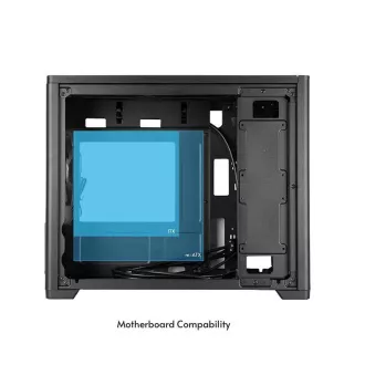 CHIEFTEC ohišje BX-MESH, mATX, 1xUSB-C 3.1, 1xUSB 3.1, 1x 120mm ventilator, črno
