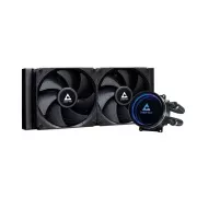 CHIEFTEC vodno hlajenje CPU Iceberg 240 Dark, 2x120mm, ARGB vodni blok, LGA1851, AM5, črna
