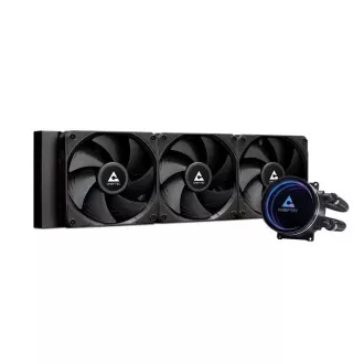 CHIEFTEC Iceberg 360 Dark CPU vodno hlajenje, 3x120mm, ARGB vodni blok, LGA1851, AM5, črna