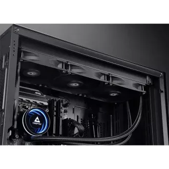 CHIEFTEC Iceberg 360 Dark CPU vodno hlajenje, 3x120mm, ARGB vodni blok, LGA1851, AM5, črna