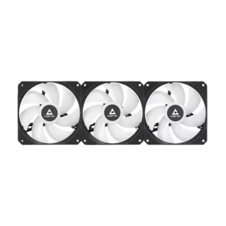 CHIEFTEC Iceberg 360 CPU vodno hlajenje, 2x360mm ARGB, ARGB vodni blok, LGA1851, AM5, črna