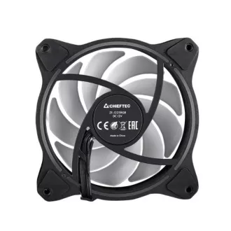 CHIEFTEC ventilator ZF-1225RGB, 120mm, PWM, ARGB, črn