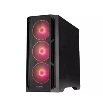 Ohišje CHIEFTEC APEX LUMO, E-ATX, 1x USB-C 3.2, 2x USB 3.0, 4x 140mm ventilator ARGB, ARGB Hub, črno