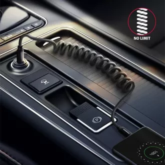 AXAGON BUCM-CM20TB, kabel TWISTER USB-C <-> USB-C, 1,1 m, USB 2.0, PD 60W 3A, ALU, tpe, črn