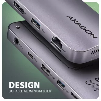 AXAGON HMC-12GM2, vozlišče USB 10Gb/s, 3x USB-A, USB-C, HDMI, DP, RJ-45 GLAN, M.2, SD/mSD, avdio, PD 100W, kabel USB-C 50cm AXAGON HMC-12GM2, vozlišče USB 10Gb/s, 3x USB-A, USB-C, HDMI, DP, RJ-45 GLAN, M.2, SD/mSD, avdio, PD 100W, kabel USB-C 50cm