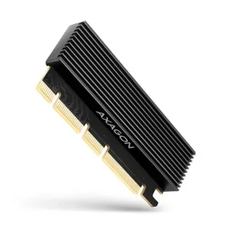 AXAGON PCEM2-XS, adapter za režo PCIe x16 - M.2 NVMe M-key, ohišje z radiatorjem za pasivno hlajenje AXAGON PCEM2-XS, adapter za režo PCIe x16 - M.2 NVMe M-key, ohišje z radiatorjem za pasivno hlajenje