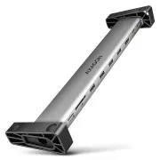 AXAGON HMC-10HLS, vozlišče USB 5Gb/s, 4x USB-A, HDMI 4k/60Hz, RJ-45 GLAN, SD/mSD, PD 100W, kabel USB-C 25cm