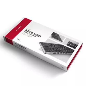 AXAGON HMC-KB-CS, vozlišče USB 5 Gb/s s tipkovnico CZ/SK, HDMI 4K/60Hz, 3x USB-A, SD/mSD, avdio, PD 100W, kabel USB-C 60cm AXAGON HMC-KB-CS, vozlišče USB 5 Gb/s s tipkovnico CZ/SK, HDMI 4K/60Hz, 3x USB-A, SD/mSD, avdio, PD 100W, kabel USB-C 60cm
