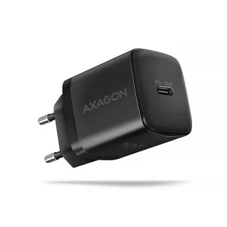 AXAGON ACU-PD20, 20W omrežni polnilnik, 1x vrata USB-C, PD3.0/PPS/QC4 /AFC/Apple, črna