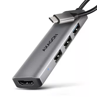 AXAGON HMC-H3A, vozlišče USB 5Gb/s, 3x USB-A, HDMI 4k/30Hz, kabel USB-C 15 cm AXAGON HMC-H3A, vozlišče USB 5Gb/s, 3x USB-A, HDMI 4k/30Hz, kabel USB-C 15 cm